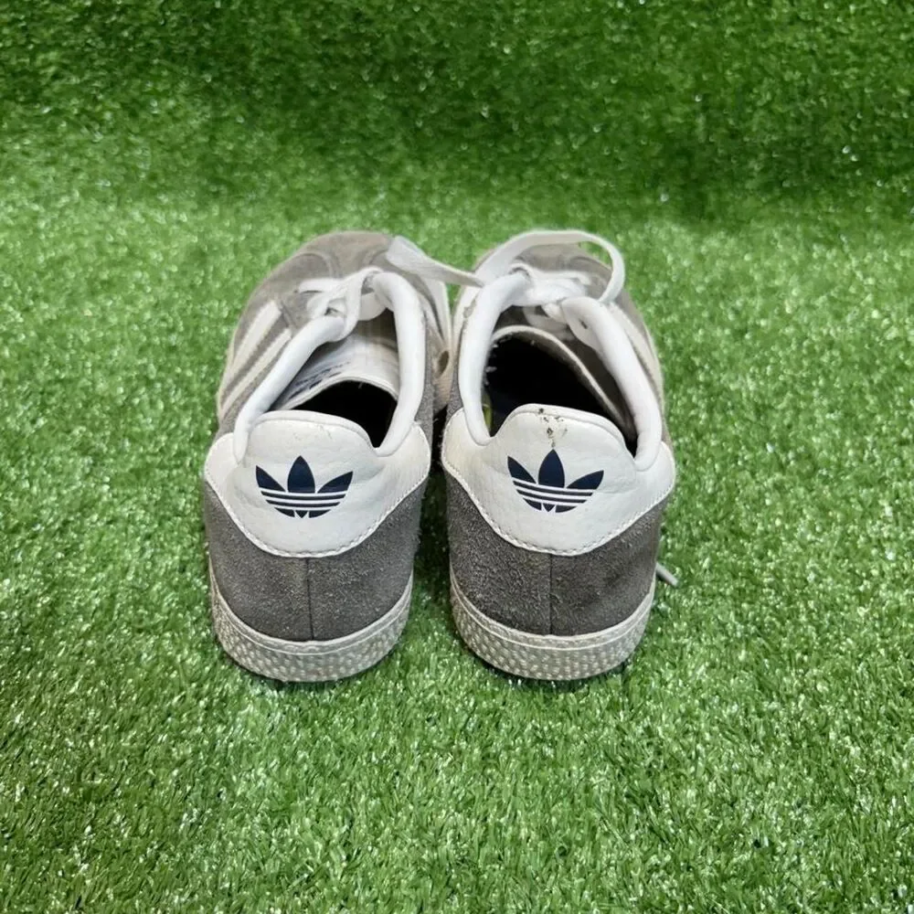 Adidas Grey and White Trainers
